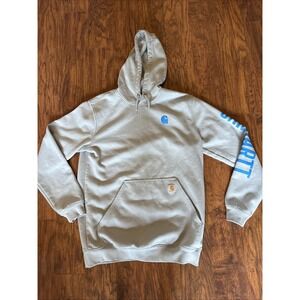 Carhartt Rain defender loose fit midweight logo sweatshirt mens Med blue